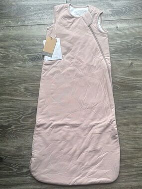 Kyte BABY Sleep Sack Pink Medium 1.0 Tog Bamboo Sleeveless Zipper